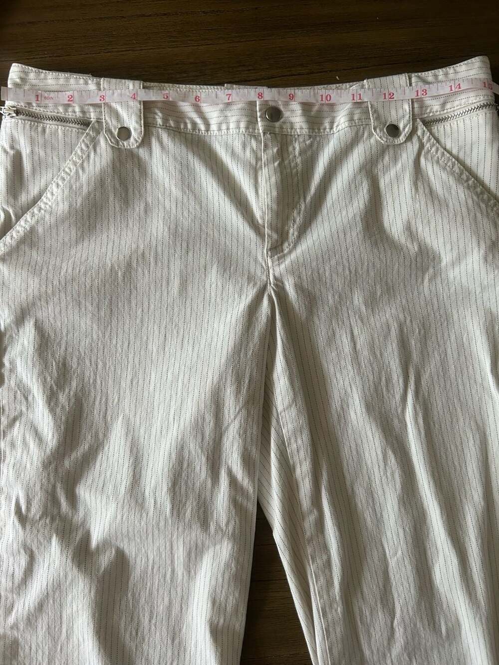 Banana Republic Martin Fit Stretch Pinstripe Pants - Picture 8 of 8